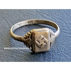 NSDAP SILVER SYMPATHIZER RING