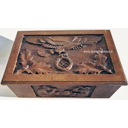 WOOD CARVED CHEST