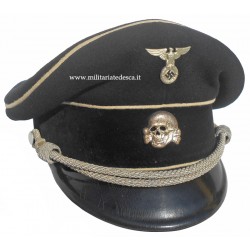 SS-VT OFFICER BLACK VISOR CAP